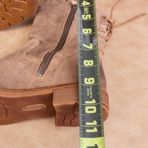 Sofft Women Sharnell Low Distress Black Suede Back Lace-up Mid Calf boots sz 6 - Picture 6 of 8